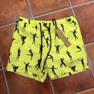 NWT Ksubi Men’s Dance Klass Swim Trunks Size Small